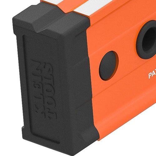 Klein Tools 93572 72-Inch Box Level, Box Beam, 3 Vials, High Visibility Orange, Aluminum Body