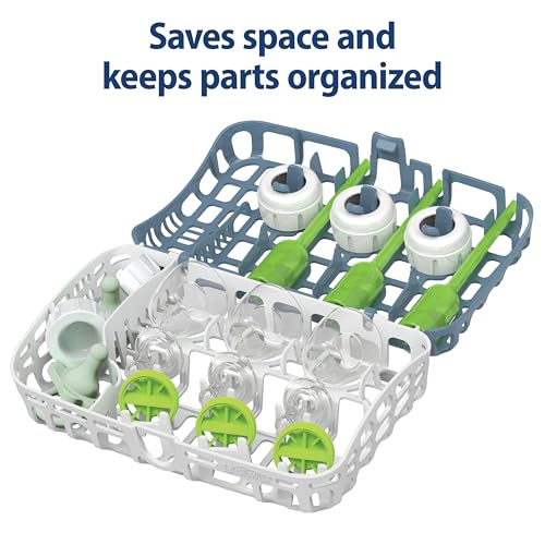 Dr. Brown's Options+ Dishwasher Basket for Bottle Parts, Blue, 1 Count