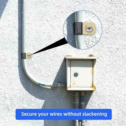 40 Pack Cable Clamps Galvanized Steel 1/4 Hose Clamp Metal Clamp Rubber Cushioned Insulated P Clamps Tube Holder for Tube, Pipe or Wire Cord Installation