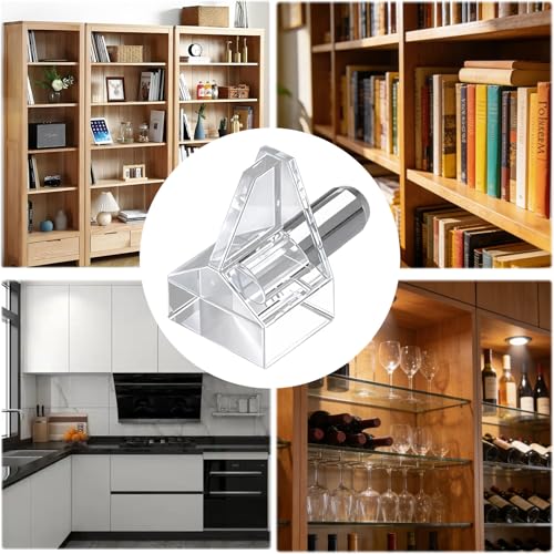 5mm Clear Shelf Support Pegs 30-Pack for Cabinets & Shelving - Hengengood