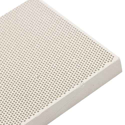 Honeycomb Ceramic Soldering Board, Quartz, 13.7*9.7*1.3cm, Jewelry Soldering, 1pc, 108g, LCD/LED Display, Soldering Station, Model S