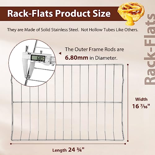 Cooouds DG75-01001C/D Oven Rack Replacement for Samsung Ovens (2-Pack) 304 Stainless Steel
