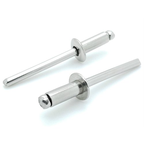 BCP Fasteners 100 Qty Aluminum Blind Rivets (#6-4) 3/16" Diameter x 1/4" Grip (BCP187)
