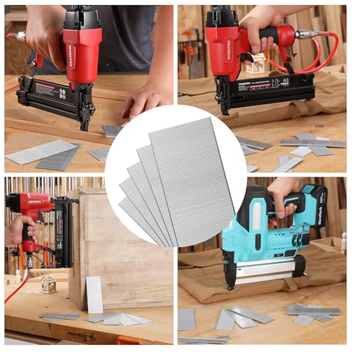 WORKPRO 2-Inch 18 Gauge Brad Nails - Heavy Duty 6000 Count for Nailers