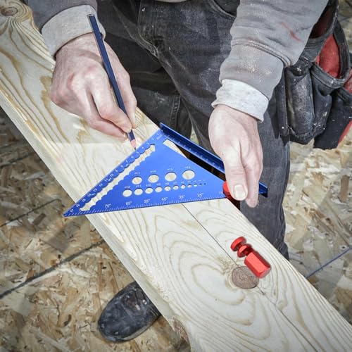 Tall Stair Gauges for Framing Square with Holder and Hook, Jig Speed