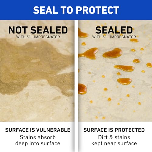Miracle Sealants 511 Impregnator Quart - Penetrating Stone & Tile Sealer for Indoor & Outdoor Use