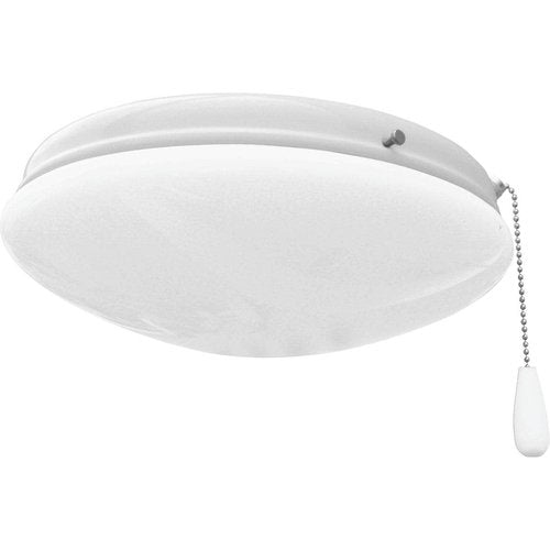 Progress Lighting AirPro Collection Universal Opal Glass Ceiling Fan Light Kit, P2602-30WB, 2-Light, White