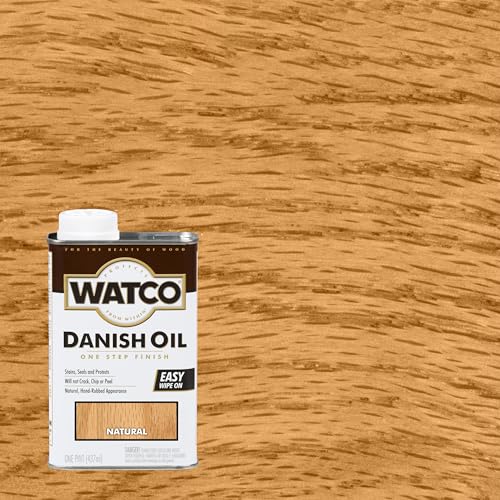 Watco Natural Oil Finish - 1 Pint, One-Step Wood Protection & Enhancement