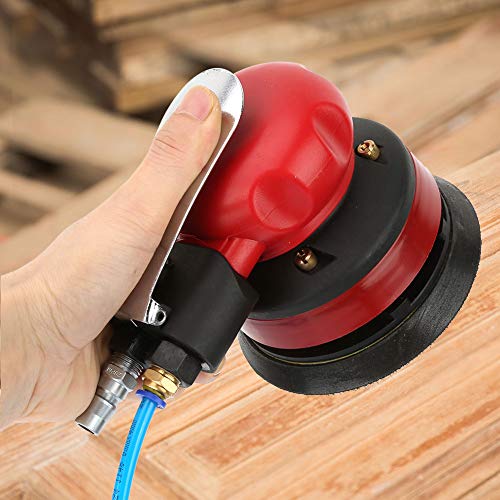 Reminnbor 5-Inch Wet Orbital Air Palm Sander Pneumatic Handheld Grinder Kit