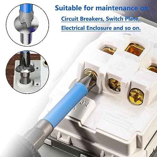 10PCS Magnetic Pozidriv Phillips Slotted Screwdriver Bit Set for Electricians 1/4 Inch Hex Shank PH2 Special S2 Steel Flat Slotted Phillips Cross Head Screw Driver Drill Bits(65+110mm Length)