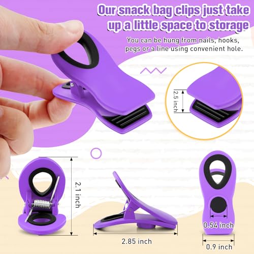 FINDMAG Multi-Color Magnetic Bag Clips - 12 Pack Food Storage & Kitchen Organization