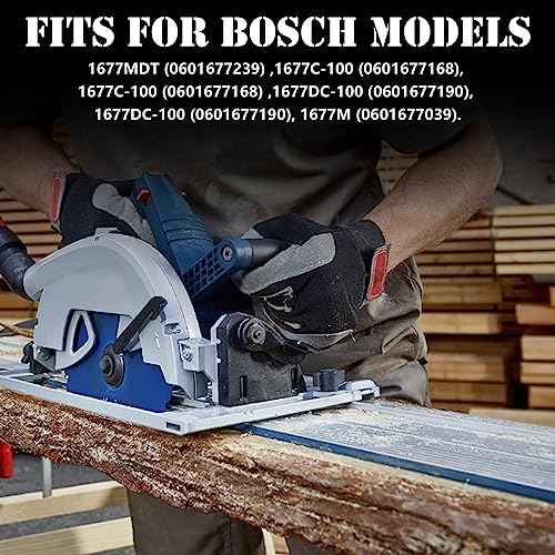 2610000050 Blade Nut Bolt, Circular Saw Replacement for Skil Blade Bolt HD77, HD77-72, HD77M, SHD77, Bosch 1677M, 1677MDT, 1677C-100 Reverse Threaded -Black