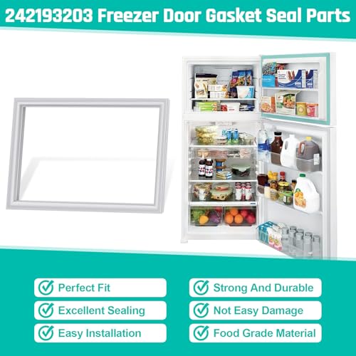 Luckman 242193203 Refrigerator Door Gasket Seal 17.91x28.74 in for Frigidaire/Kenmore Freezer Door