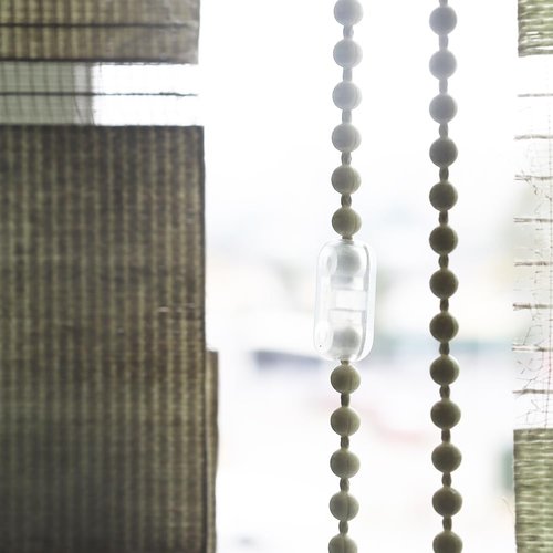 20 Pack Bead Chains Connector, 4.5mm #10 Ball Chain Cord Connector Clips for Window Blind Pull Chain Replacement/Repair (Clear)