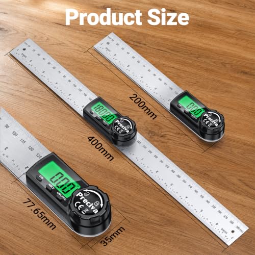 Preciva Black Rechargeable Digital Angle Finder