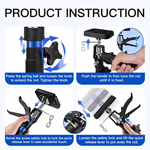 Adjustable Support Pole - Steel Telescopic System for Construction & DIY Projects