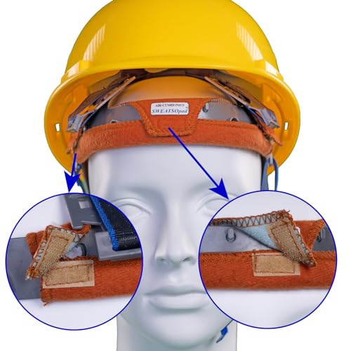 Weldas 20-3200 SWEATSOpad Hard Hat Headbands, Twin Pack