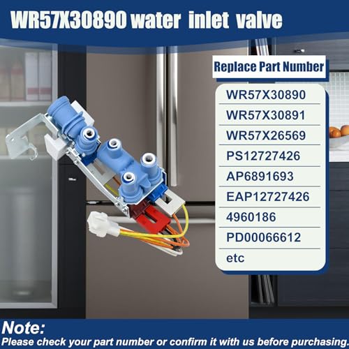 GE/Hotpoint Haier Refrigerator Water Inlet Valve WR57X30890 Replacement