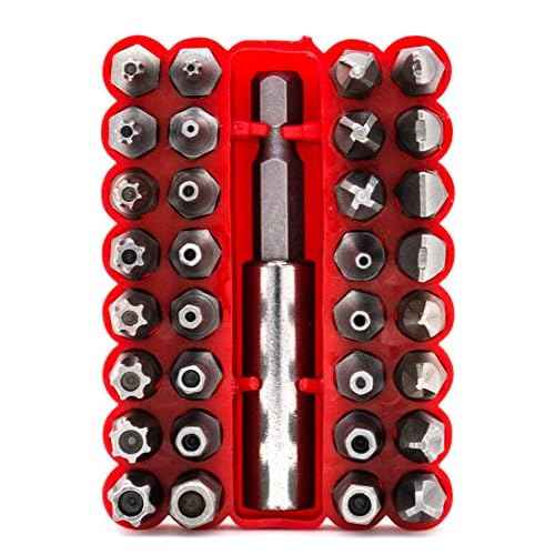 Bastex Tamper Proof Security Screw Hex Bit Head Set