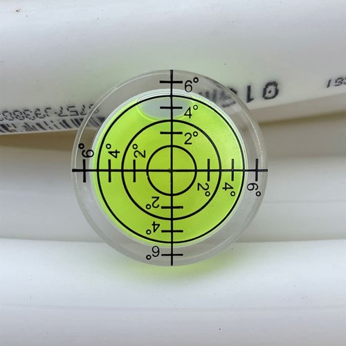 LAIESYA 3Pcs Circular Bubble Level Bullseye Degree Marked Surface Round Spirit Levels Measuring Tool for Leveling Phonograph, Camera, Turntable, Tripod, Telescope (32X7mm)
