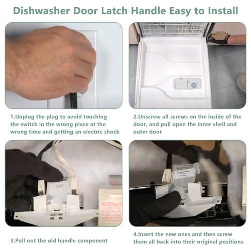 Dishwasher Latch Door Replacement W10130695 for Maytag Whirlpool – Earthtec