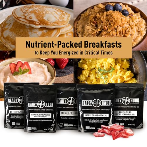 Ready Hour Emergency Food Supply Bucket - 128 Servings, 25-Year Shelf Life