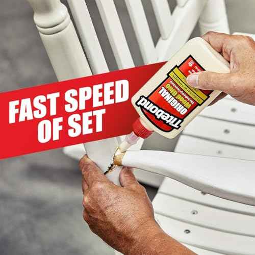 Titebond Original Wood Glue 5063, Industry Standard for Woodworking, Furniture Repair/Assembly, Construction, Home Repair or Modeling, 8 oz