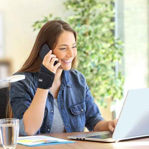 CERBONNY Carpal Tunnel Wrist Brace,1Pack Wrist Support Brace Adjustable Wrist Strap Reversible Wrist Brace for Sports Protecting/Tendonitis Pain Relief/Carpal Tunnel/Arthritis-right