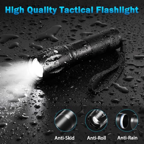 Staaricc 6-Pack LED Small Flashlights with 5 Modes & Adjustable Focus, Compact & Waterproof