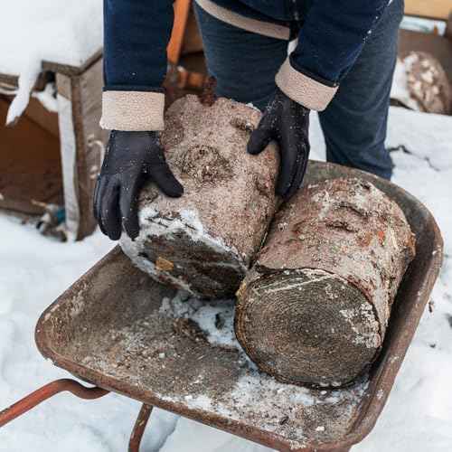 KAYGO Winter Waterproof Thermal Work Gloves, Double Latex Coated, Insulated Warm Liner For Cold Weather, KG145
