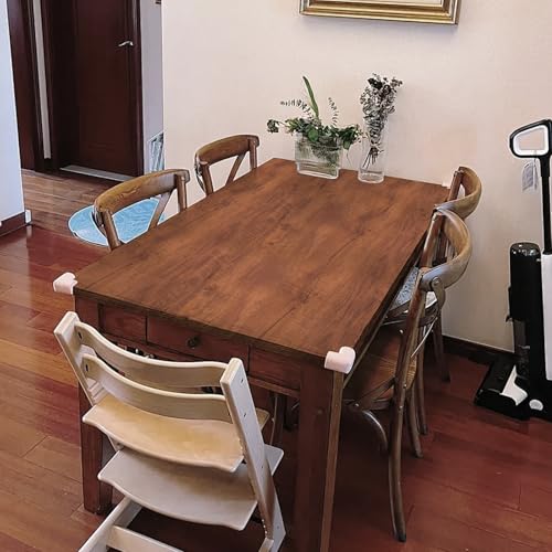 Abyssaly Reddish Brown Wood Grain Contact Paper Peel and Stick 17.7" x 118" for Cabinets & Furniture