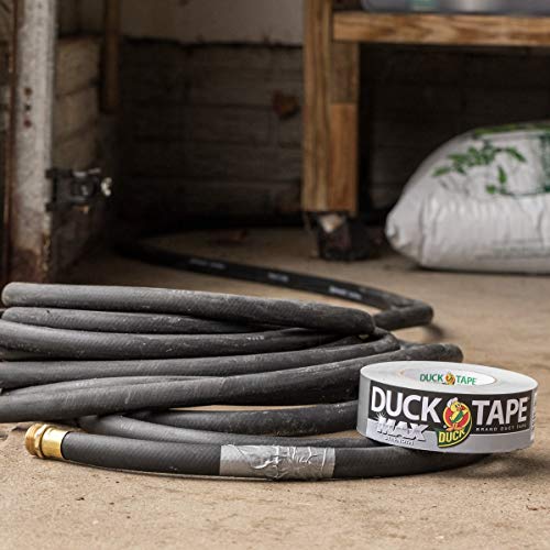 Duck Max Strength Duct Tape - Silver, 1.88" x 45 Yards, 1 Roll, Heavy Duty