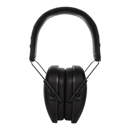Walker's Razor Slim Passive Earmuff - Ultra Low-Profile Earcups - Black