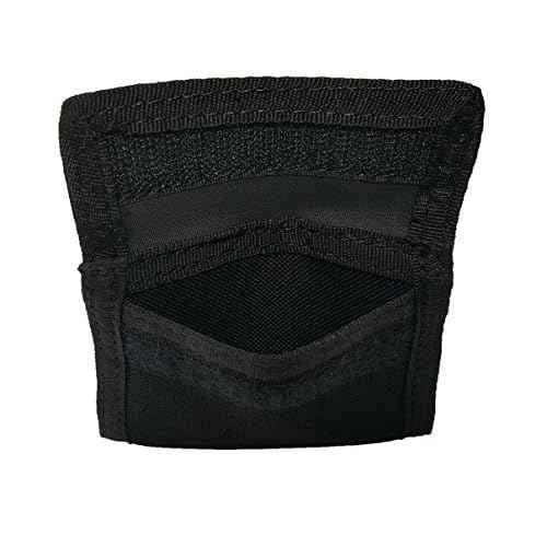 LINE2design Latex Glove Pouch Black - Police - Firefighter - EMS - EMT - Paramedic Medical 2 Pair of Gloves Holder