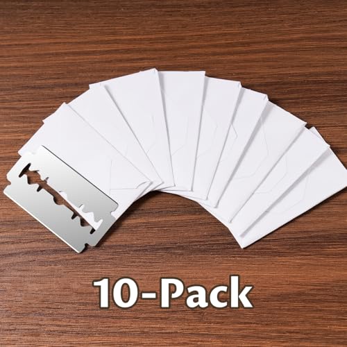 NiHome 10-Pack Bread Lame Replacement Blades for European Dough Scoring