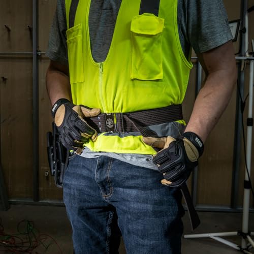 Adjustable Electrician Tool Belt 2-Inch Wide, Fits Up to 48-Inch Waist