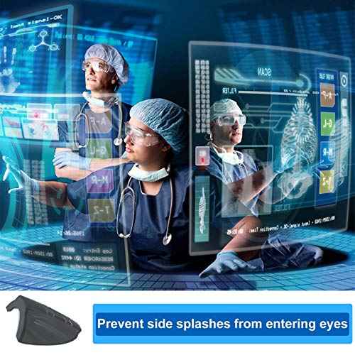 2/4/6/10 Pairs Safety Glasses Side Shields,Slip on Side Shields,Fits Small to Medium Eyeglasses Frames(Black,Medium)