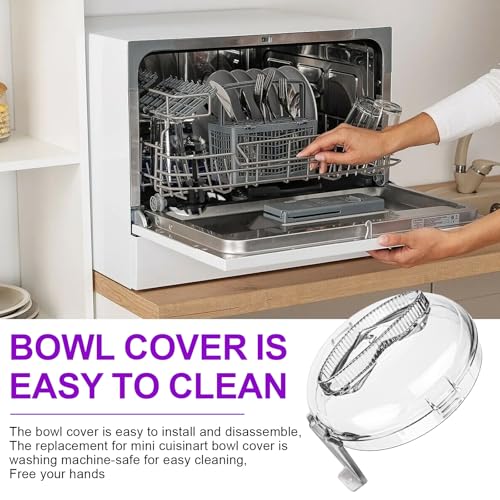 Cuisinart DLC-2A Mini Prep Plus Work Bowl Cover - Replacement ABS Lid