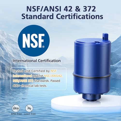 6 Pack Water Filter Replacement for PUR Faucets - NSF Certified, Compatible with All PUR Models