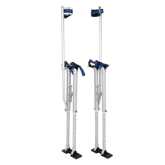 SUPERFASTRACING 24-40 inch Drywall Stilts Aluminum Tool Silver Stilt for Painting Painter Taping Silver