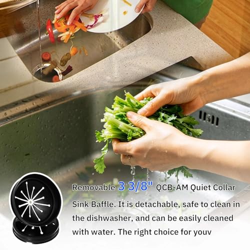 Garbage Disposal Splash Guard 3.1”, 2 Pack | Fits Whirlaway, Waste King, GE & Sinkmaster