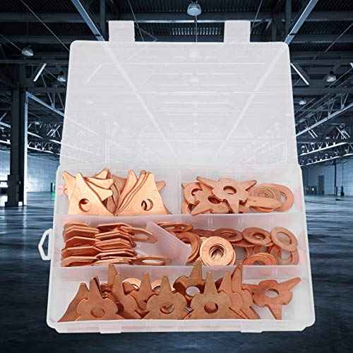 110pcs Dent Pulling Puller Rings, Triangle OT Round Dent Pulling Puller Rings, Car Dent Puller Kit for Car Body Welding Repair Tool Set