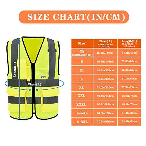 A-SAFETY Enhanced Visibility Safety Vest, Hi Viz 2 Band And Braces Waistcoat safe for Motorcycle, Running/Jogging, Bike/Bicycle Riding Outdoor Activities, Yellow