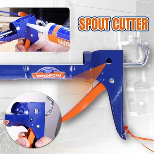 Caulking Gun, No Drip Caulk Gun,9" Drip Free Hand Caulking Gun with Comfort Grip,Smooth Round Rod for 10oz Caulk Tubes,WCG2309D-2,Blue