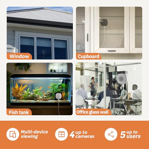 Girafit 1 Pack 3MP 2K WiFi Indoor Security Camera with Night Vision, Motion Detection