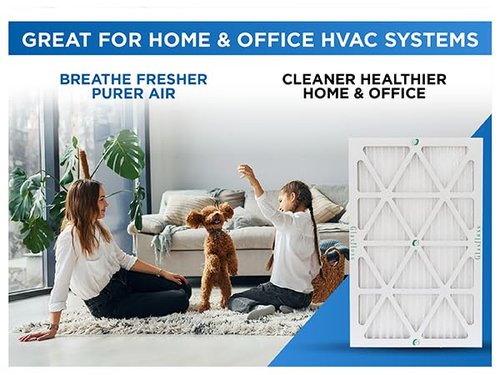 Glasfloss ZL 20x25x2 MERV 10 (FPR 5-6) 2 Inch Pleated Air Filters. (5-Pack). Actual Size: 19-1/2 x 24-1/2 x 1-3/4