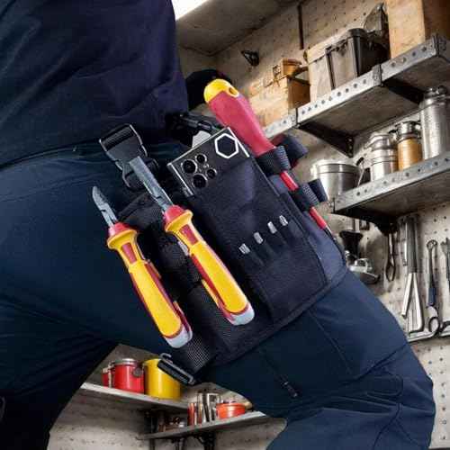Holster Z 2.0 Leg Tool Pouch,Men's Electrician Tool Pouch with Belt Clip