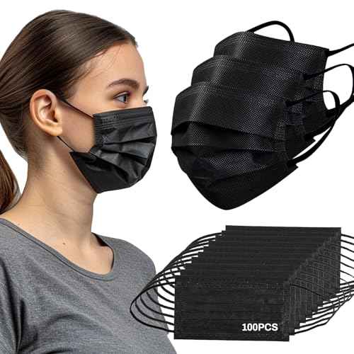 Disposable Face Mask - 3 Ply Filter Protection Masks Daily Use For Adults Home, Office, and Outdoors