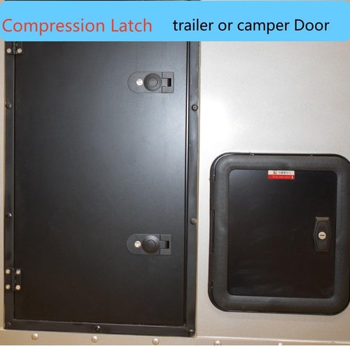 2 Pack Compression Latch Flush Mount Zinc Alloy Adjustable Sealed Large Lever Hand Operated Compression Latches Key Locking