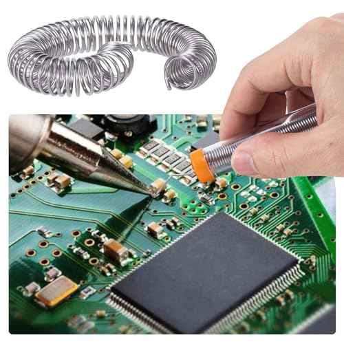 KIKOOD 2pcs Solder Wire 0.8mm Diameter Rosin Core Solder for Electronic Electrical Soldering Components Repair, OF7331-M